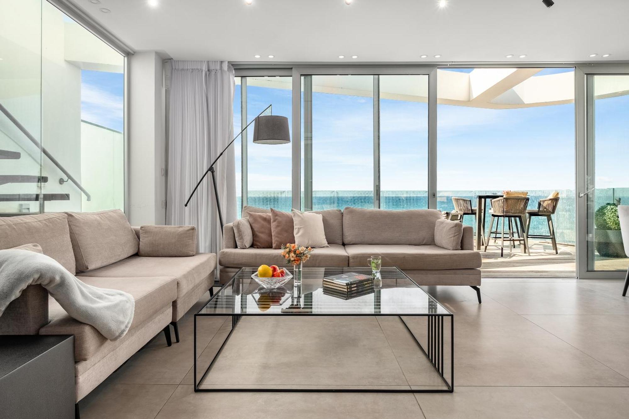 Penthouse 3Br + Roof Top + Parking - On The Beach Haifa Exteriér fotografie