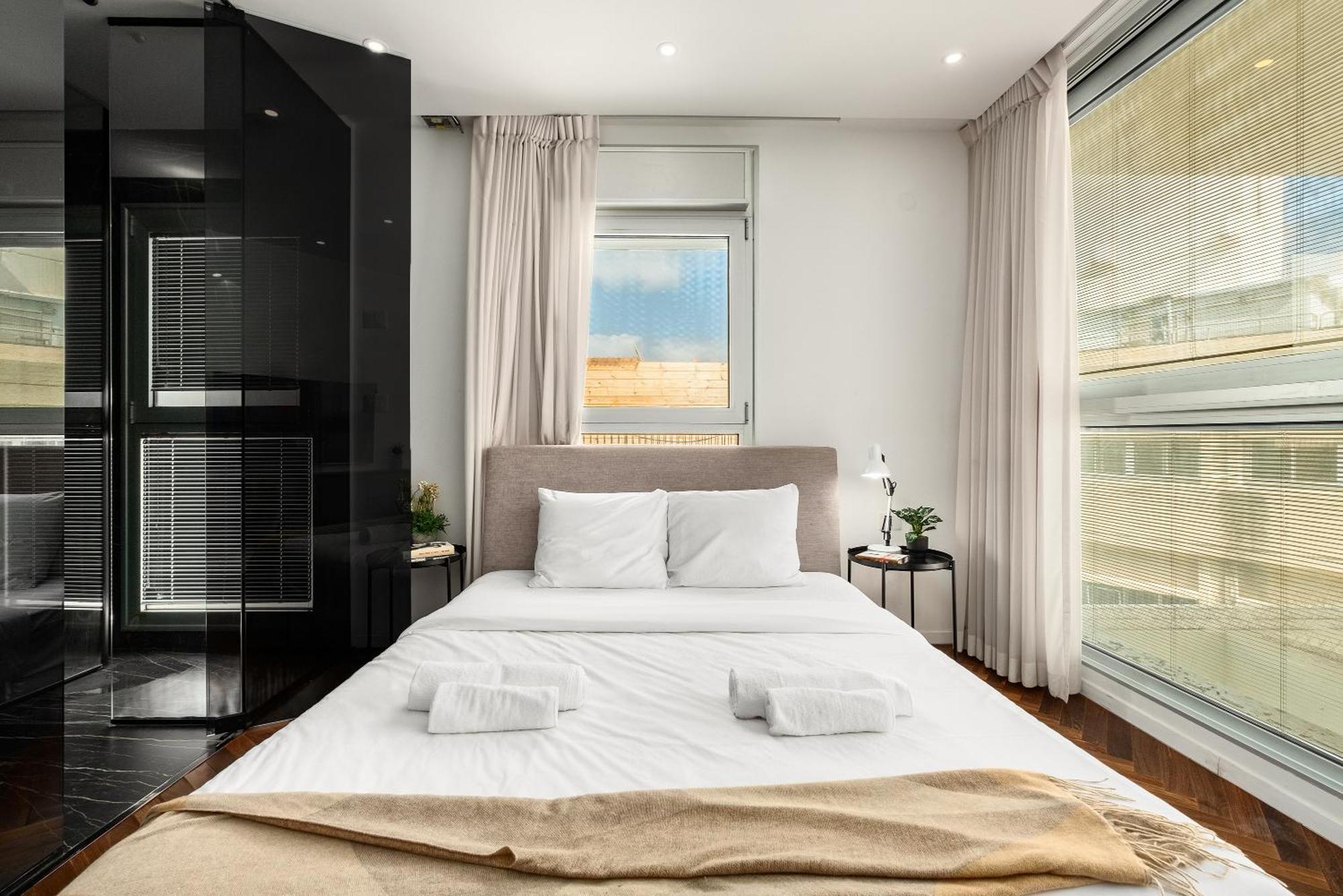 Penthouse 3Br + Roof Top + Parking - On The Beach Haifa Exteriér fotografie